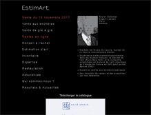 Tablet Screenshot of estimart.fr